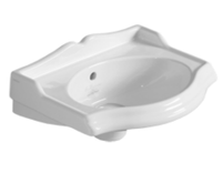 Раковина SIMAS ARCADE подвесная без отверстий со спинкой цвет белый AR035 — фото 1, Раковины подвесные