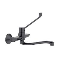 Смеситель для кухни с хирургической ручкой BELZ , оружейная сталь арт-B79019-3 — фото 1, Смесители для кухни