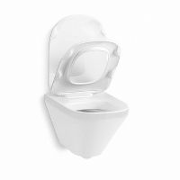 Крышка-сиденье для унитаза Jacob Delafon Modern Life с микролифтом, термодюропласт, белый (E77168-0) — фото 1, Сиденья для унитаза