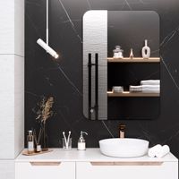 Зеркало с LED-подсветкой MILAN (70*100) /AQUA DE MARCO MIL70/100 — фото 3, Зеркала в ванную комнату