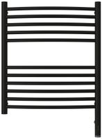 Полотенцесушитель электрический Сунержа Богема 3.0 выгнутая 600х500 МЭМ правый Матовый чёрный арт-31-5803-6050 — фото 1, Электрические полотенцесушители