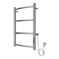 Полотенцесушитель электрический AZARIO VERONA 400/600 4 секции, диммер справа, хром арт-AZ04846 — фото 6, Электрические полотенцесушители