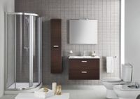 VICTORIA NORD Шкаф-колонна 30, венге, ROCA арт-ZRU9000025 — фото 2, Пеналы для ванной комнаты