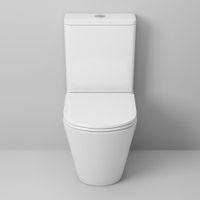 Унитаз напольный Grossman (605х380х825) безободковый,белый с тонкой крышкой,микролифт,2 места арт-GR-4450S — фото 2, Напольные унитазы