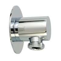 TONDA Штуцер душевой, 1/2"x1/2", хром 20160 — фото 1, Шланговые подключения