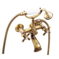 Смеситель Morava retro для ванной с душевым комплектом, арт-MK359.5/2SM — фото 1, Смеситель для ванны