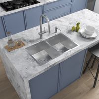 Смеситель Reflexion Lago RX9902GD для кухни с гибким изливом и подключением к фильтру, брашированное золото — фото 72, Смесители для кухни