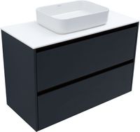 Тумба под раковину Allen Brau Activity 100 1.34014.AM антрацит матовый/олива браш — фото 10, Тумбы под раковину