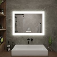 Зеркало с LED-подсветкой ELTON (80*60) /AQUA DE MARCO Elt80/60 — фото 1, Зеркала в ванную комнату