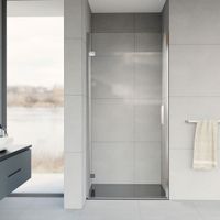 Душевая дверь Flex , 900, хром, стекло прозрачное арт-VDP-1F900CL — фото 3, Распашные душевые двери