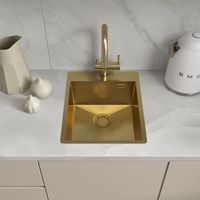 Товар: Кухонная мойка Reflexion Iseo RX2250GD брашированное золото - фото 222 Кухонная мойка Reflexion Iseo RX2250GD брашированное золото — фото 222, Кухонные мойки