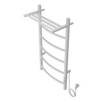 Полотенцесушитель электрический AZARIO VERONA 400/800 5 секций, с полкой, диммер справа, белый арт-AZ04848PW — фото 1, Электрические полотенцесушители