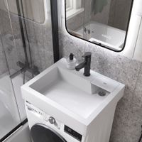 Товар: Раковина на стиральную машину Reflexion Tetra RF6050TE - фото 2 Раковина на стиральную машину Reflexion Tetra RF6050TE — фото 2, Раковины встраиваемые сверху