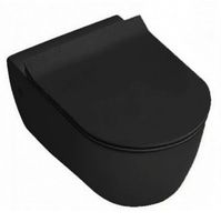 Унитаз HATRIA Fusion подвесной безободковый цвет черный матовый арт-A0Y1CC02 — фото 1, Подвесные унитазы