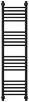 Полотенцесушитель водяной Сунержа Богема+ прямая 1200х300 Матовый чёрный арт-31-0220-1230 — фото 1, Водяные полотенцесушители
