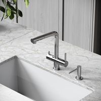 Товар: Смеситель для кухни SANCOS Spin с поворотным и вытяжным изливом, c краном для фильтрованной воды, цвет хром, арт. арт-SC4015CH - фото 3 Смеситель для кухни SANCOS Spin с поворотным и вытяжным изливом, c краном для фильтрованной воды, цвет хром, арт. арт-SC4015CH — фото 3, Смесители для кухни