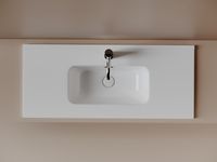 CN7030 Раковина мебельная накладная Compact 910x395x170, цвет белый — фото 3, Раковины накладные