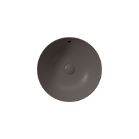 раковина накладная PURA Ø42 коричневый матовый арт-885516 — фото 1, Раковины накладные