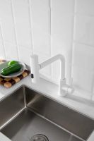 Смеситель для кухни с мультифункциональным изливом BELZ , белый арт-B74811-8 — фото 11, Смесители для кухни