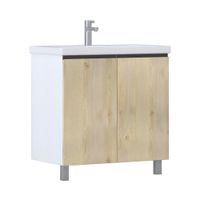 Тумба под раковину VIGO Yuma 80 напольная арт-347 дуб давос — фото 9, Тумбы под раковину