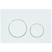 Кнопка смыва Veconi FLUSH V2, , 240х162х10, пластик, белый глянец арт-FLV2-W — фото 1, Кнопки смыва