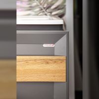 Комплект мебели для ванной Бриклаер БЕРЛИН 60SD, оникс серый — фото 10, Комплекты мебели для ванной