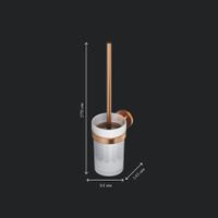 X-Joy, Стойка с туалетной щеткой, роз. золото арт-A85A33344 — фото 5, Стойки - набор держателей