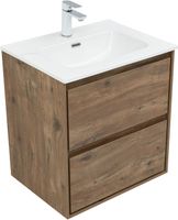 Товар: Тумба с раковиной Aquanet Милан 60 цв. дуб рустикальный арт-00340162 - фото 7 Тумба с раковиной Aquanet Милан 60 цв. дуб рустикальный арт-00340162 — фото 7, Тумбы с раковиной