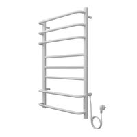 Полотенцесушитель электрический AZARIO MILAN 500/800 8 секций, диммер справа, белый арт-AZ90858W — фото 6, Электрические полотенцесушители