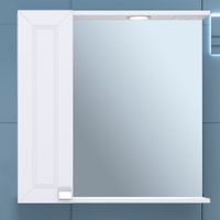 Зеркальный шкаф OSTIN 70 /левый/ AQUA DE MARCO 1070WCOST/L — фото 1, Зеркальные шкафы в ванную