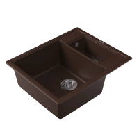 Мойка "Липси" 620_К, брауни 20.465.D0620.206 — фото 1, Кухонные мойки