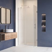 Душевая дверь RGW HO-012 120x195, профиль хром, стекло прозрачное/8 мм, арт-350601212-11 — фото 2, Распашные душевые двери