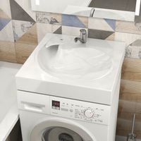 Раковина на стиральную машину Reflexion Beta RF6060BT — фото 1, Раковины на стиральную машину