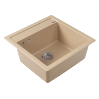 Мойка "Эстель" 510, бежевый FS арт-20.515.C0510.104 — фото 1, Кухонные мойки