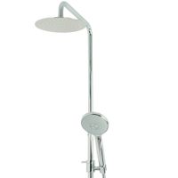 FORTIS Душевой настенный гарнитур (см-ль д/душа-упр.сбоку/колонна душ/верхн.душ/шланг/ручн.душ),хром 31791 — фото 3, Душевые гарнитуры