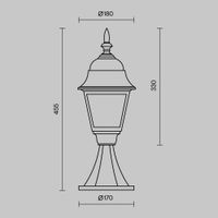 Ландшафтный светильник Outdoor O004FL-01B — фото 8, Уличное освещение