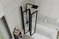 Шторка BOUNA-B для ванной Ceruttispa (130х140) — фото 4, Складные шторки для ванной