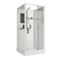 Товар: Душевая кабина Niagara Standart ST80/15Q/BK (80х80х200) квадрат,поддон 15см,распашная,проф.белый,без крыши,3 места - фото 1 Душевая кабина Niagara Standart ST80/15Q/BK (80х80х200) квадрат,поддон 15см,распашная,проф.белый,без крыши,3 места — фото 1, Душевые кабины