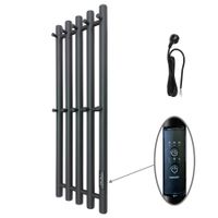 Полотенцесушитель электрический INARO 800х240 правый, скр.монтаж, СНШ, черный матовый(RAL 9005), (Ferrum, 10 крючков), Маргроид арт-Inaro-8024-1049-9005R — фото 6, Электрические полотенцесушители