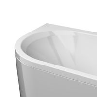 X-joy Комплект ванна акриловая угловая правосторонняя 170x70 см c каркасом, панелью арт-W94A-170R70W-ARP — фото 4, Акриловые ванны