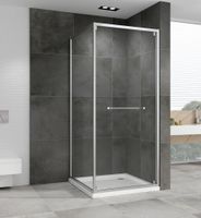 Душевой уголок ABBER Schwarzer Diamant арт-AG0A100 — фото 2, Квадратные душевые уголки