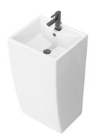 Раковина напольная Azario COMELLA 480х420х830 отдельностоящая прямоугольная, белый арт-AZ-314 — фото 1, Раковины напольные