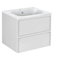 База под раковину Vico 600 подвесная, 2 выкатных ящика soft close, G.White арт-VMC-2V600GW — фото 1, Тумбы под раковину