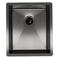 Кухонная мойка Reflexion Como оружейная сталь арт-RX2038BL — фото 2, Кухонные мойки