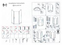 Ограждение VIVA90B N душевое Ceruttispa без поддона (90x90x195) — фото 483, Прямоугольные душевые уголки