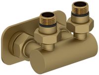 Модуль Модуль Сунержа 2х1/2" угловой EU50 Матовое золото арт-032-1536-1234 — фото 3, Комплектующие для полотенцесушителей