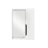 Зеркало со шкафом VIANT СИЦИЛИЯ 50 белый арт-VSIC50BEL-ZSH — фото 2, Зеркальные шкафы в ванную