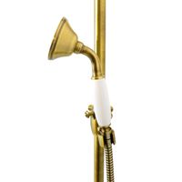 RICAMBI Ручной душ латунь, бел./бронза (ERMITAGE, DALLAS, OXFORD, REVIVAL, PRINCETON, PRINCETON+, A 32168 — фото 3, Лейки для душа