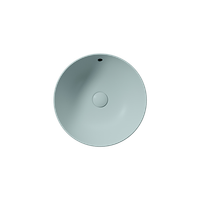 раковина накладная PURA Ø42 голубой матовый арт-885515 — фото 1, Раковины накладные