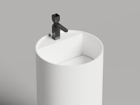 Раковина напольная ARMONIA ROUND TOP 01 
без отверстия под смеситель
в цвете по RAL
покраска по RAL полностью 130411TGF — фото 4, Раковины